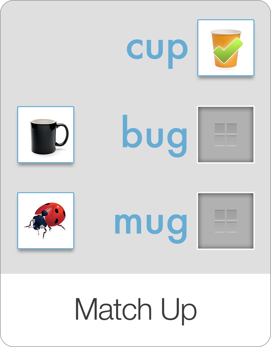Match Up: Wörter und Bilder zuordnen