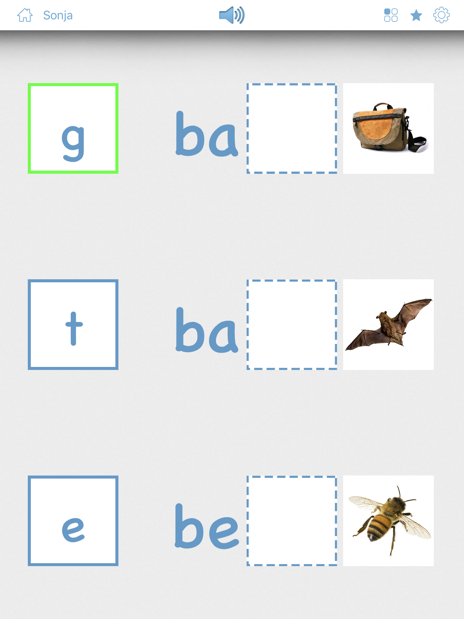 Letter Match — Bitsboard | Flashcards & Mini-Games for Personalized Learning Screenshot