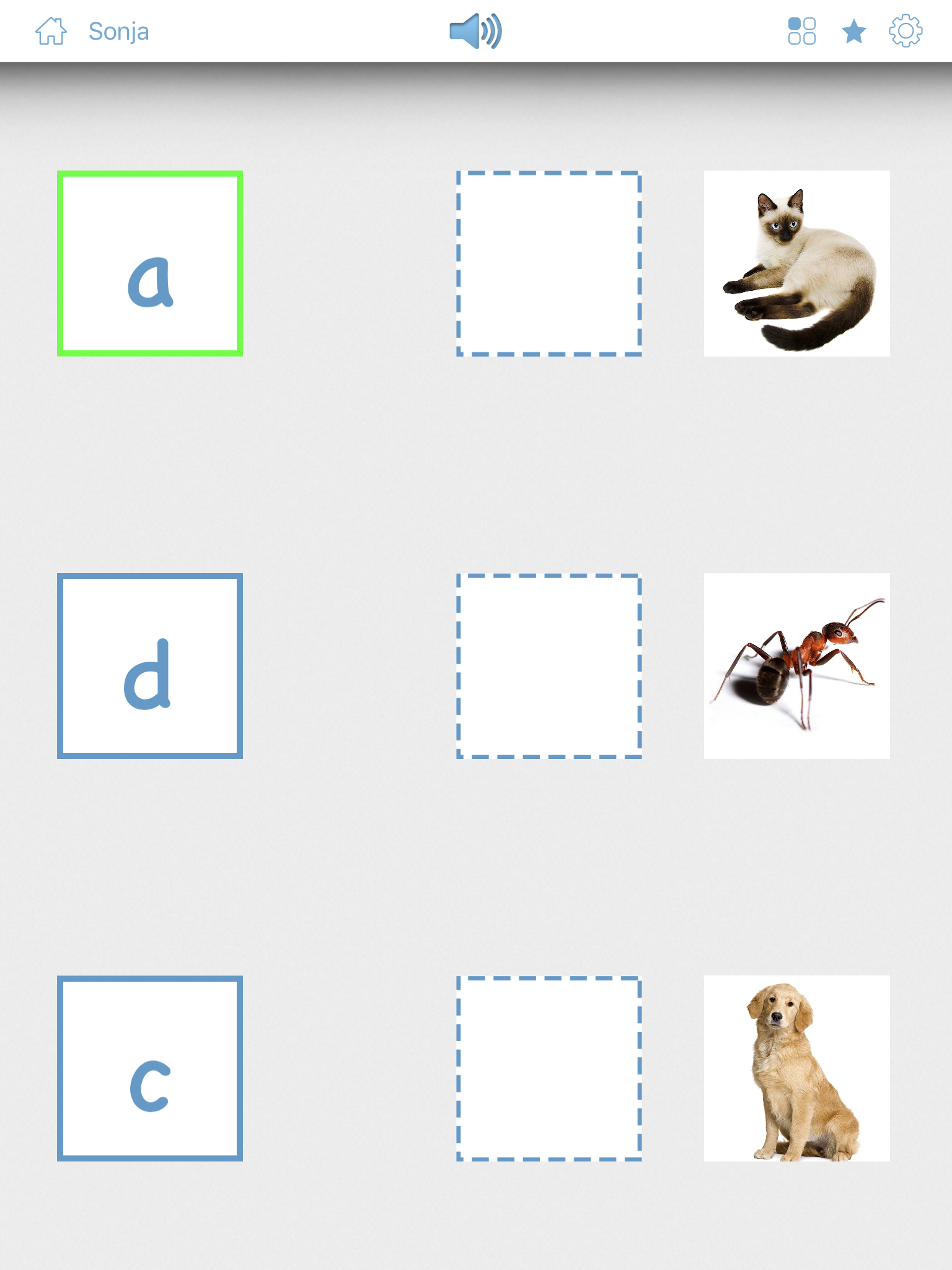 Letter Match — Bitsboard | Flashcards & Mini-Games for Personalized Learning Screenshot