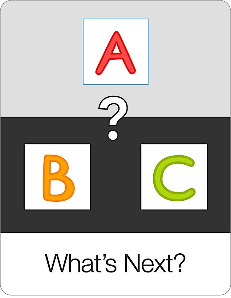 What Comes Next Flashcards Game
