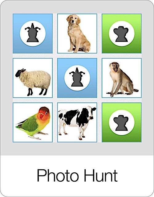 Photo Hunt Flashcards Game