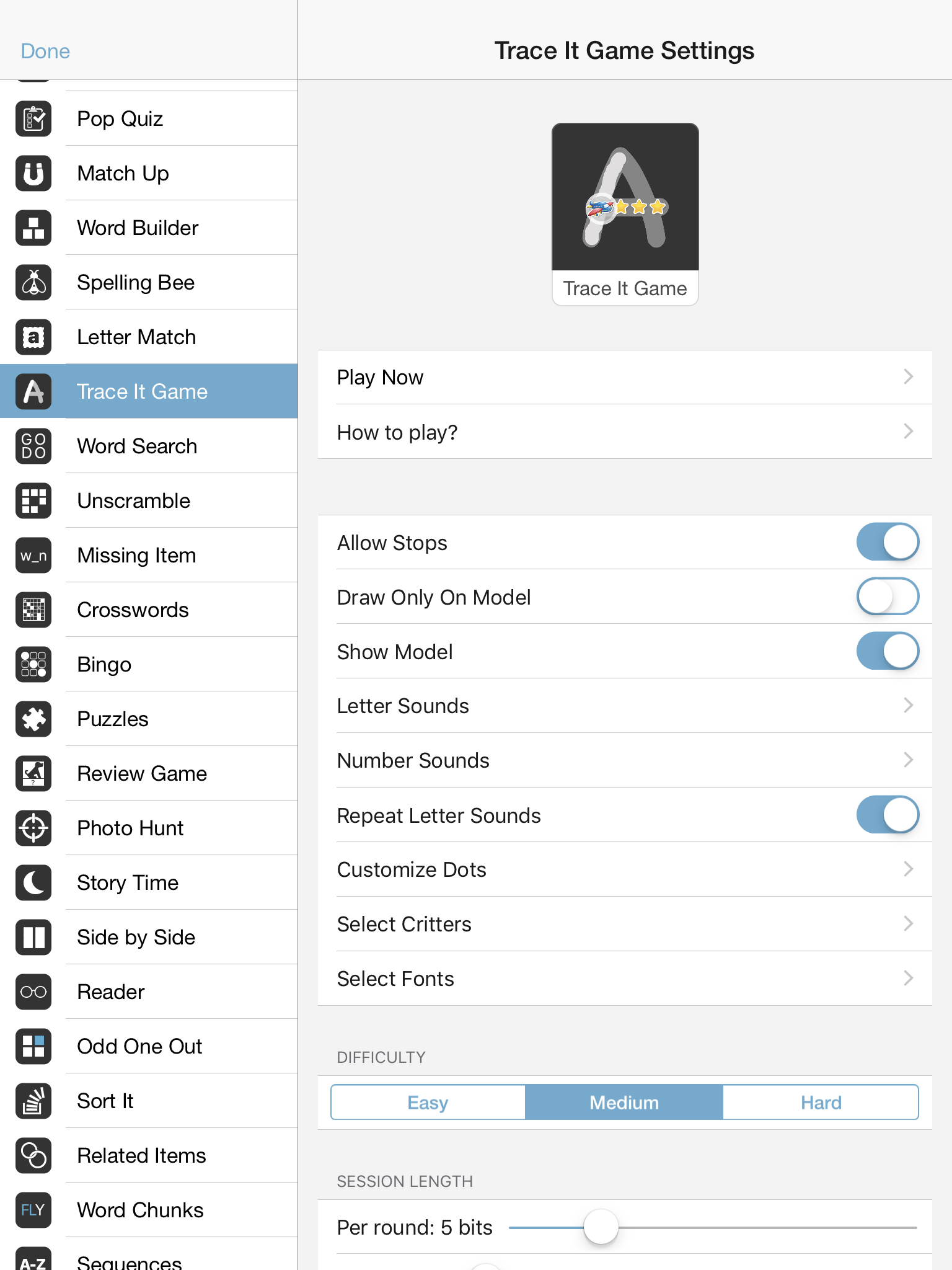 Trace It — Bitsboard | Flashcards & Mini-Games for Personalized Learning Screenshot