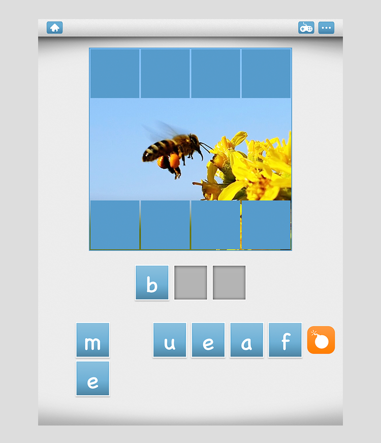 Unscramble: Wörter richtig ordnen in Bitsboard
