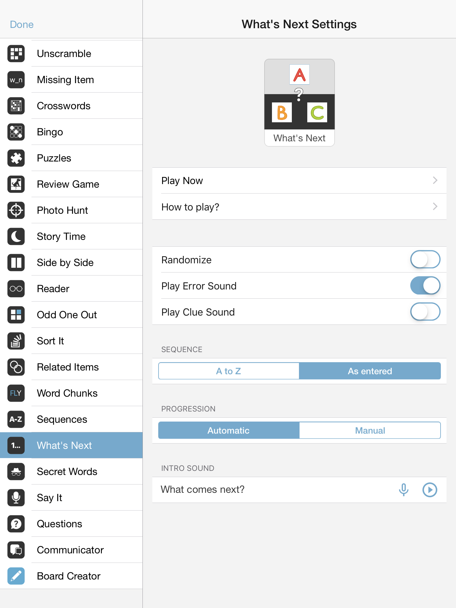 What’s Next: Muster und Reihenfolgen fortsetzen Screenshot 3