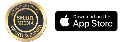 Academics Choice Auszeichnung und App Store Download-Hinweis