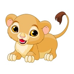 cub picture for short a and short u CVC word families practice
