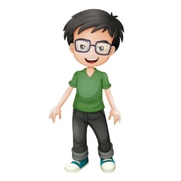lad picture for short a CVC word families practice