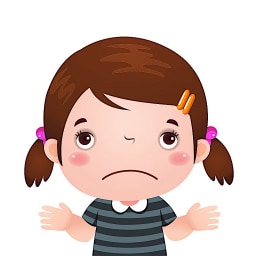 sad picture for short a CVC word families practice
